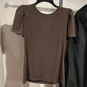 Military green blouse